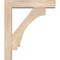 Ekena Millwork Imperial Block Smooth Bracket w/ Offset Brace, Douglas Fir, 5 1/2"W x 24"D x 28"H BKT0604X24X28IMP05SDF - alternate 4